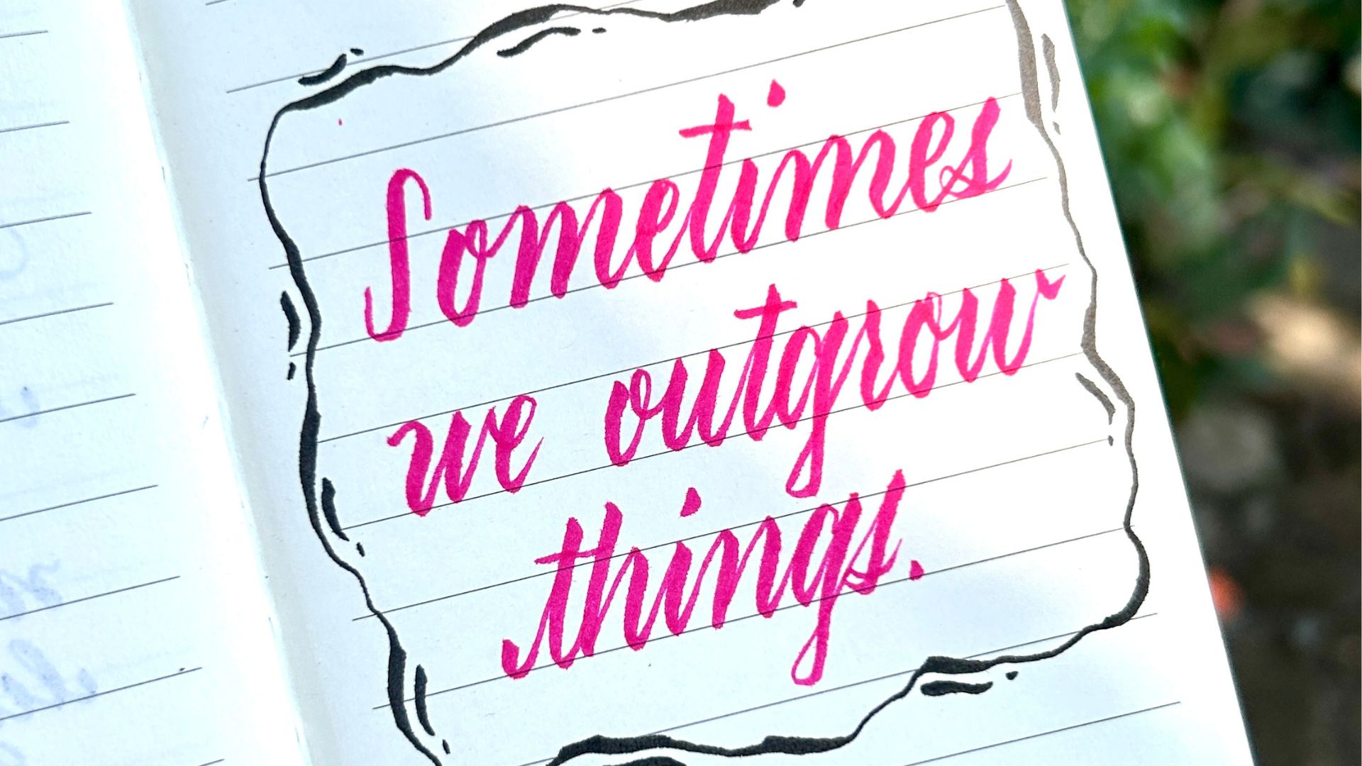 The Beauty of Outgrowing What Once Fit